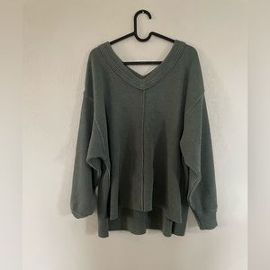 Aerie v-neck sweatshirt